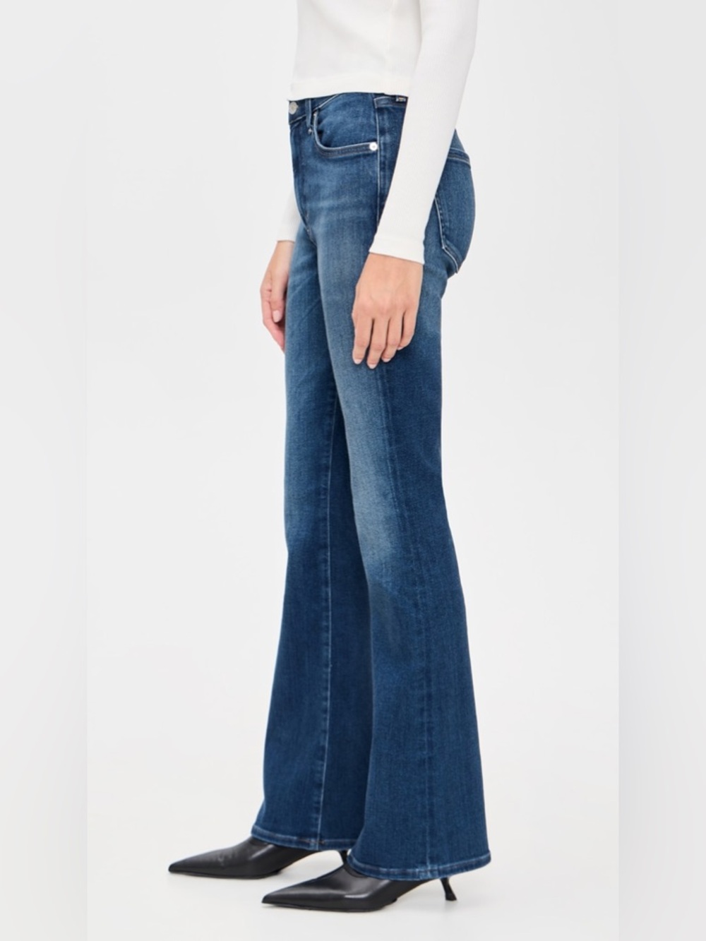 Citizens of Humanity Lilah Flare Jeans Size 27 Long Inseam Stretch - Picture 6 of 12